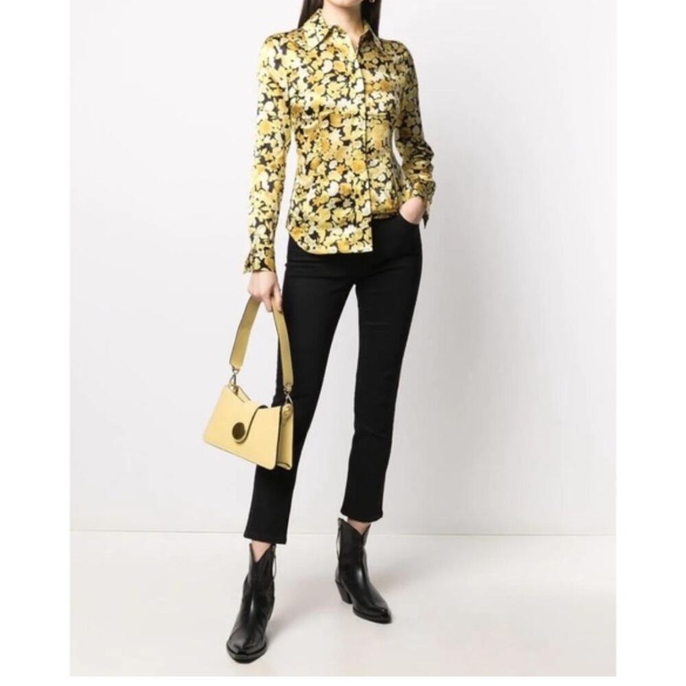 SLVRLAKE Lou Lou High Rise Skinny Straight EUC $259 Size 31   J1075